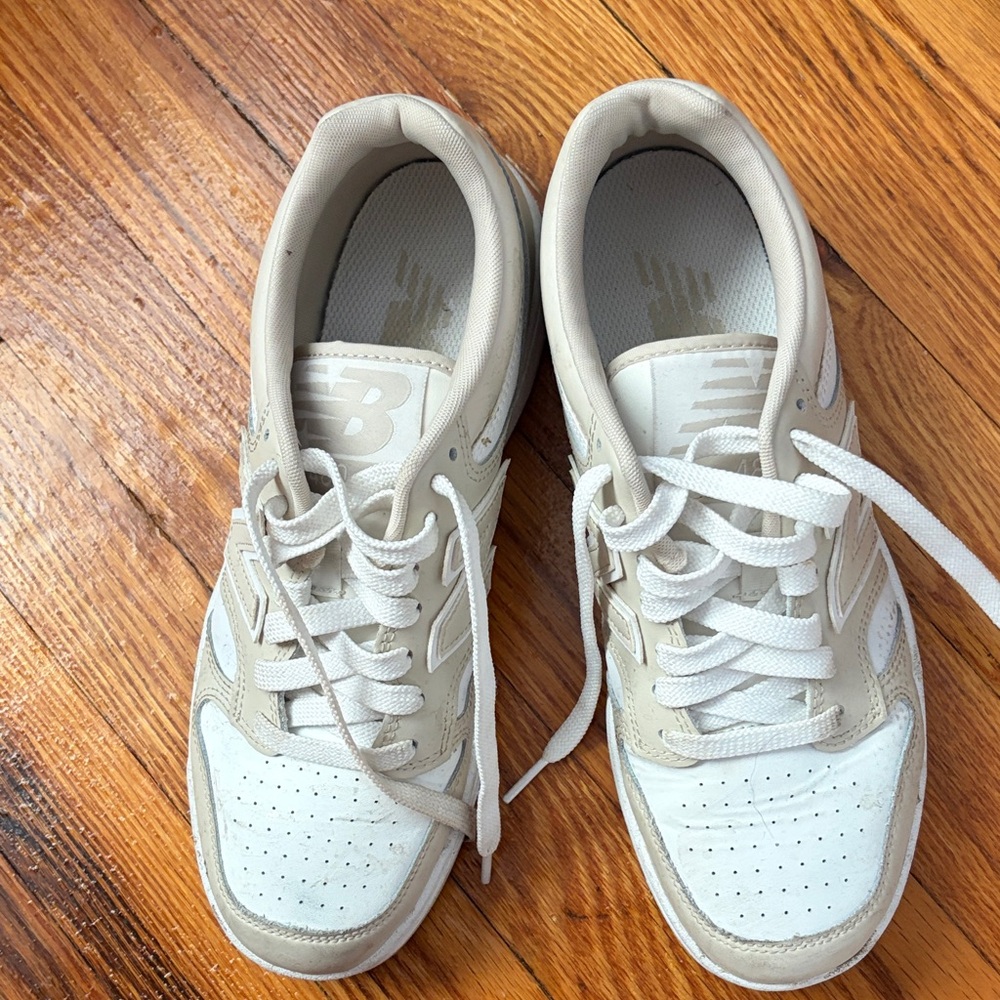 New Balance Cream and White 480